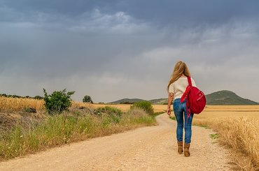 Spacer fotograficzny z kolorem czerwonym - ćwiczenia fotograficzne