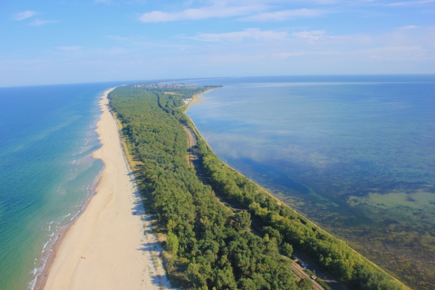 Plaża na półwyspie helskim